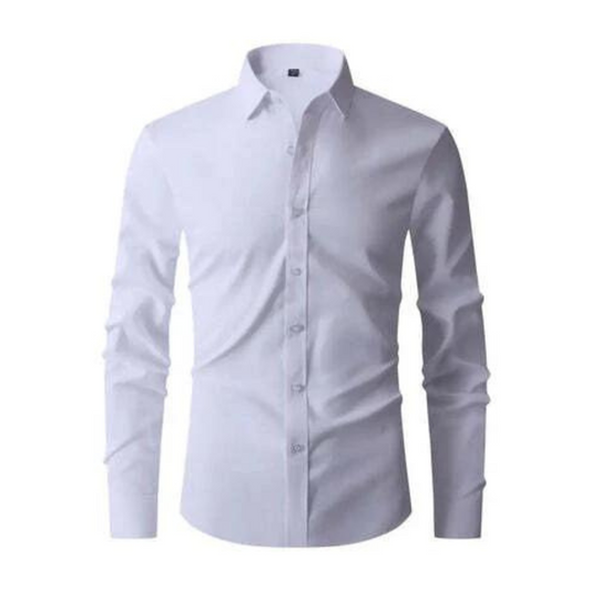 Julian – Lässiges Langarm-Button-Down-Hemd für Herren