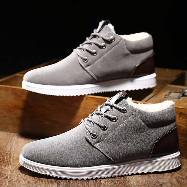 Bruce - Warmer Wintersneaker in velours