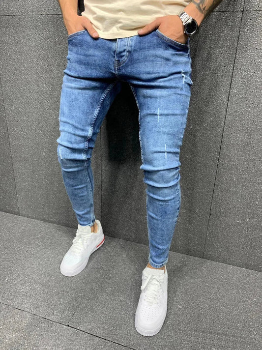 Luca – Pantaloons aus verwaschenem Denim