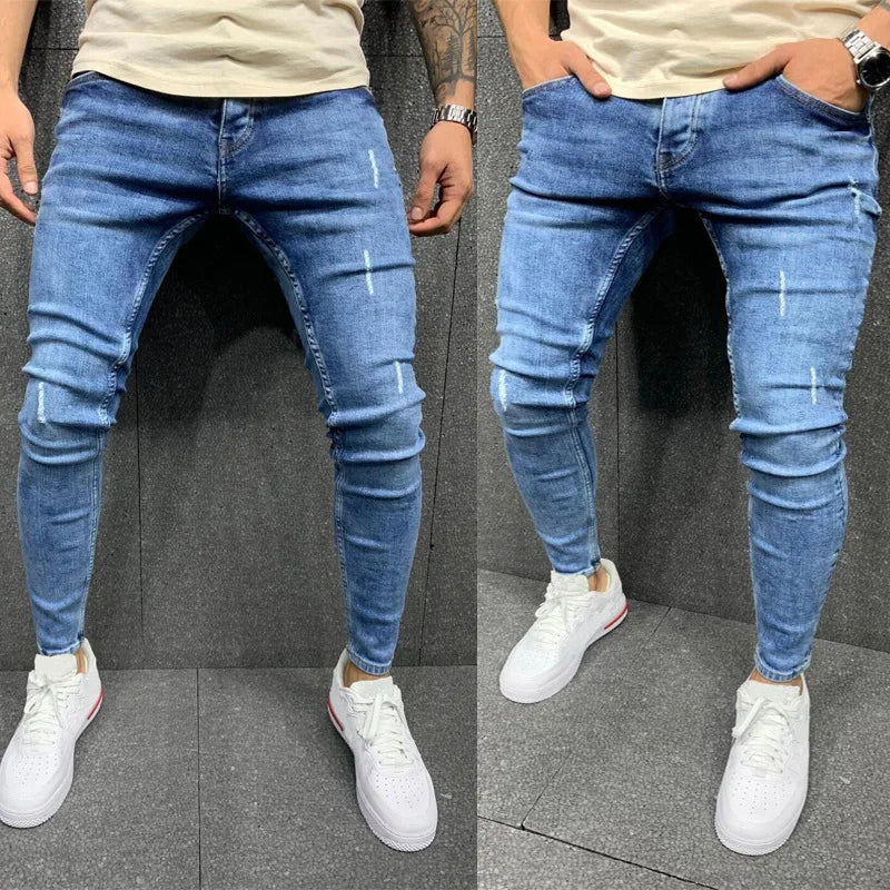 Luca – Pantaloons aus verwaschenem Denim