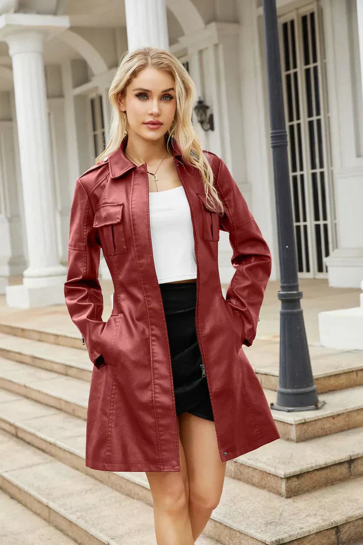 Arielle – Zeitlose Damen-Lederjacke