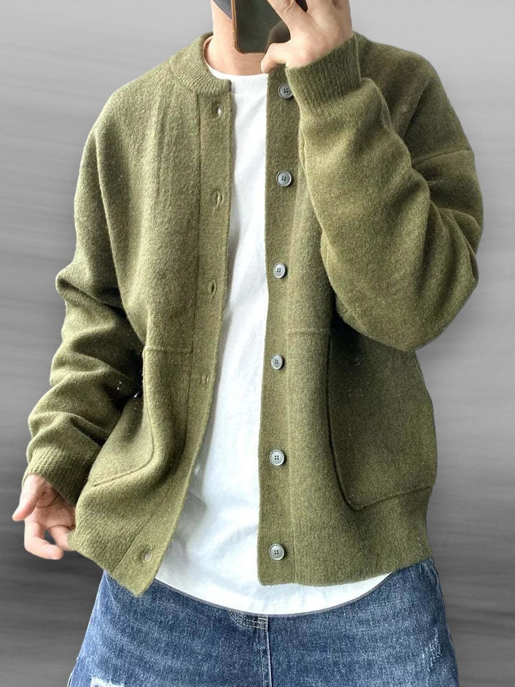 Maron - lässiger Cardigan mit Knöpfen