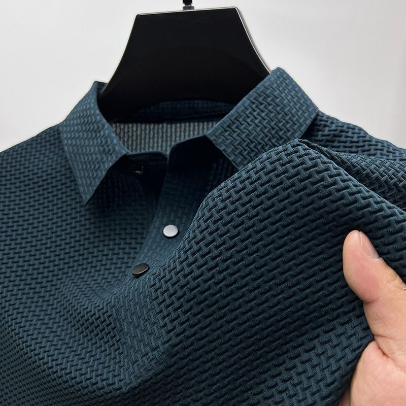 Vincent – Edles Poloshirt aus hochwertiger Seide