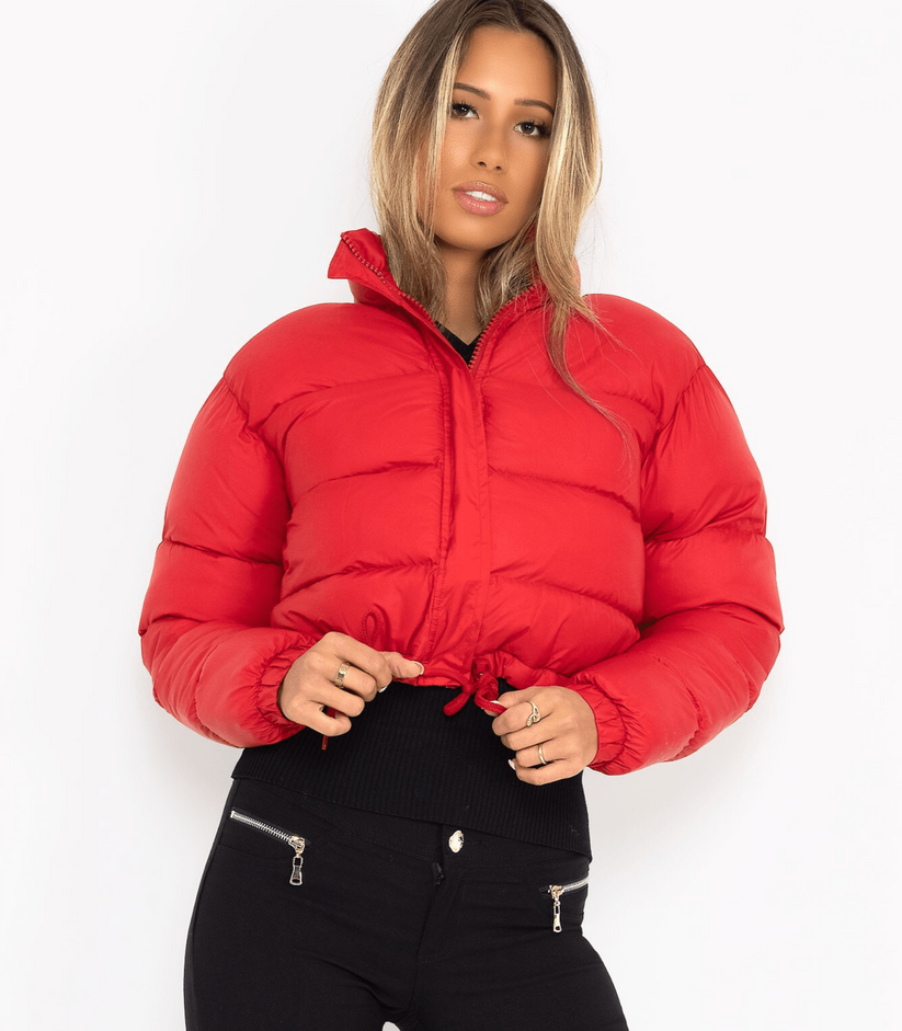 Mila – Stylische Kurz-Pufferjacke mit Kordelzug