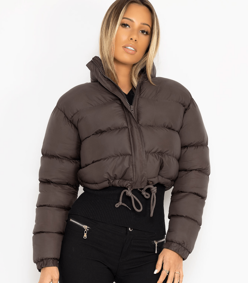 Mila – Stylische Kurz-Pufferjacke mit Kordelzug