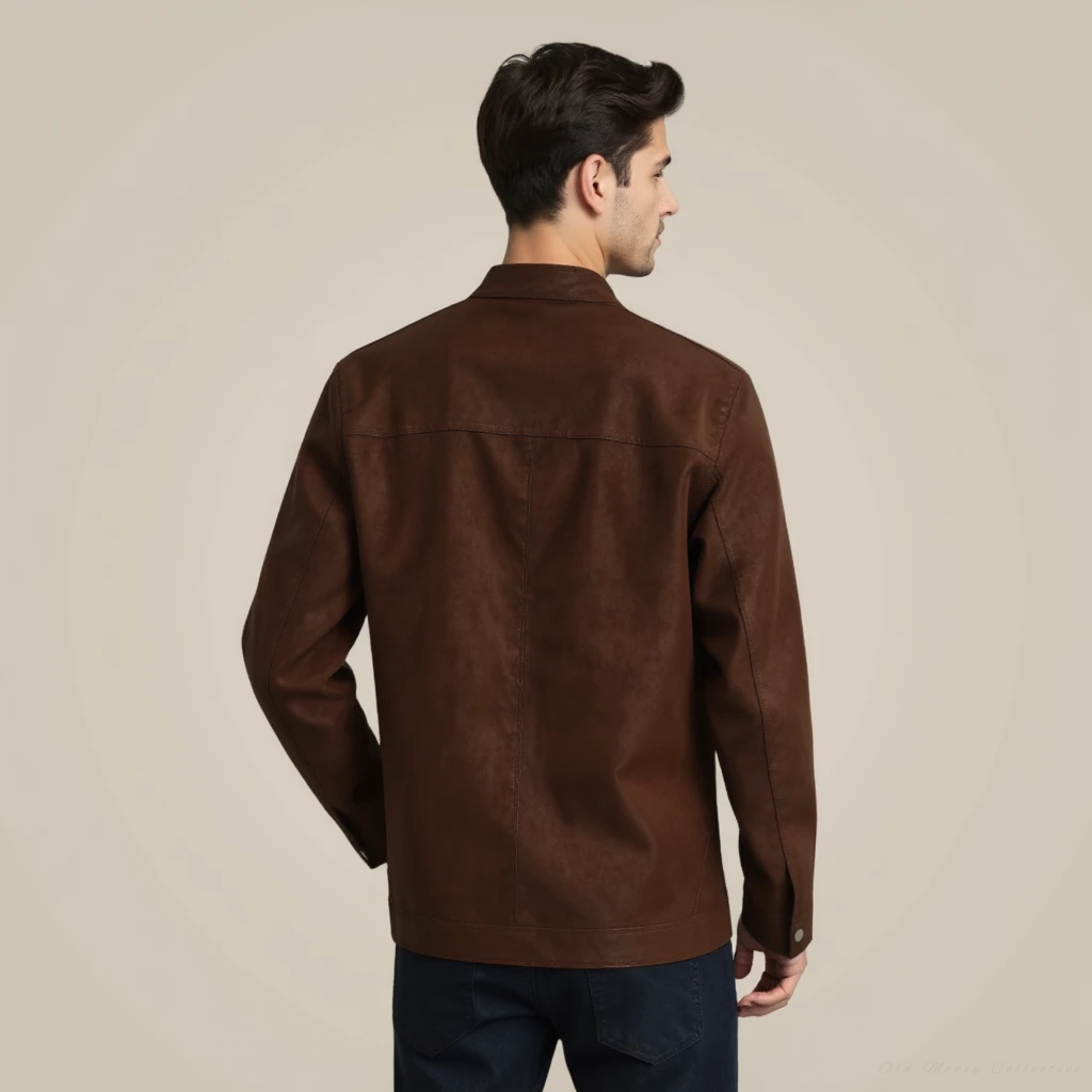 Leander – Hochwertige Wildlederjacke für Herren