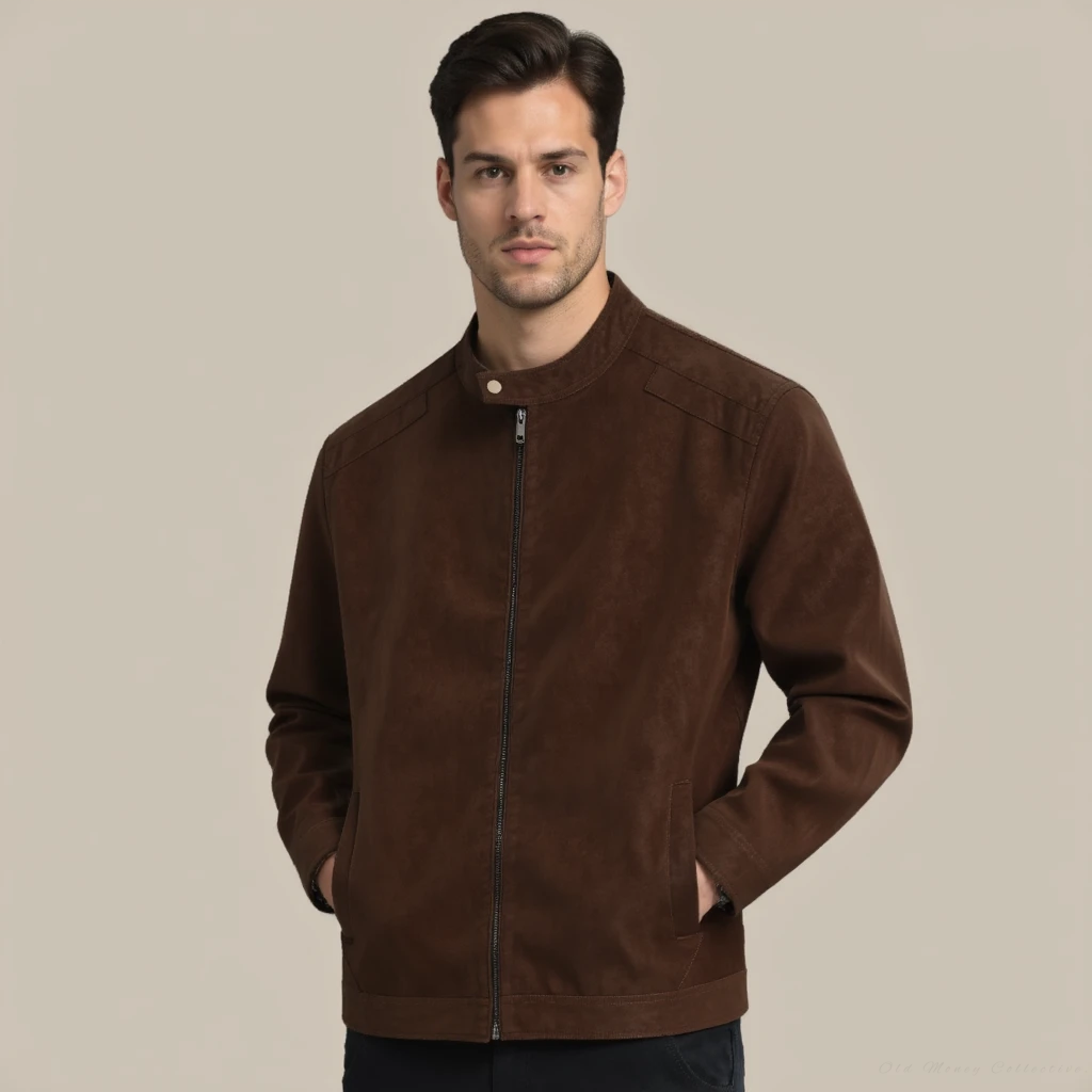 Leander – Hochwertige Wildlederjacke für Herren